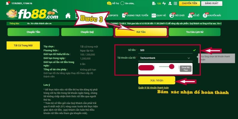 Nhà cái với thủ tục nạp rút nhanh – tiện lợi